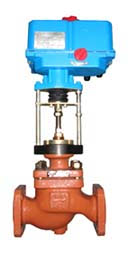 Клапан запорно-регулирующий односедельный фланцевый с электрическим исполнительным механизмом (ЭИМ) 25ч945п